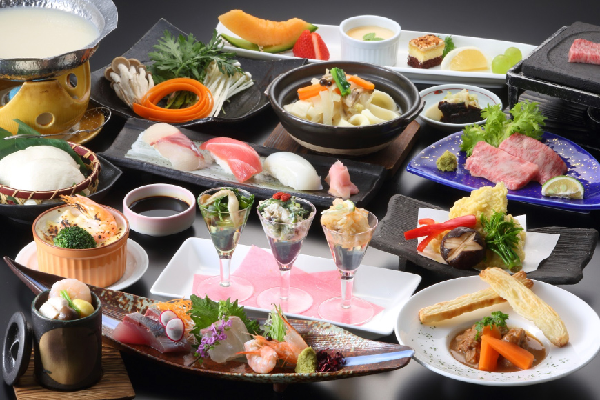 Day-trip course meal JPY 5,000
