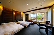 Special rooms with private hot spring