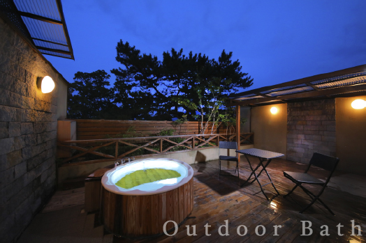 客室露天風呂
