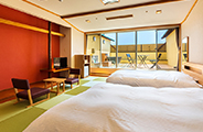 Special rooms with private hot spring